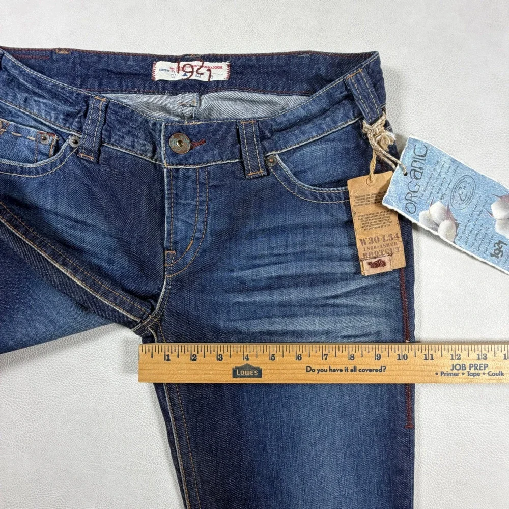 NWT 1921 Western Glove Works Bootcut Jeans Organic Cotton Womens 30x34